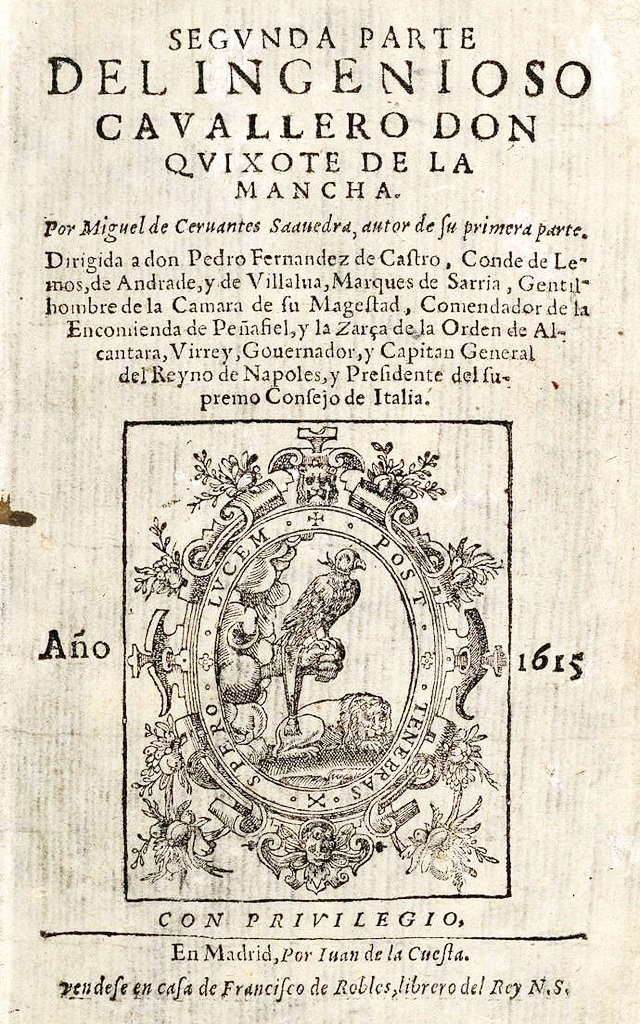 El Ingenioso Caballero Don Quijote De La Mancha 1615 V Radiomundo