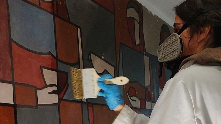  Invitación para verUn mural de Pailós recuperado en Villa Biarritz