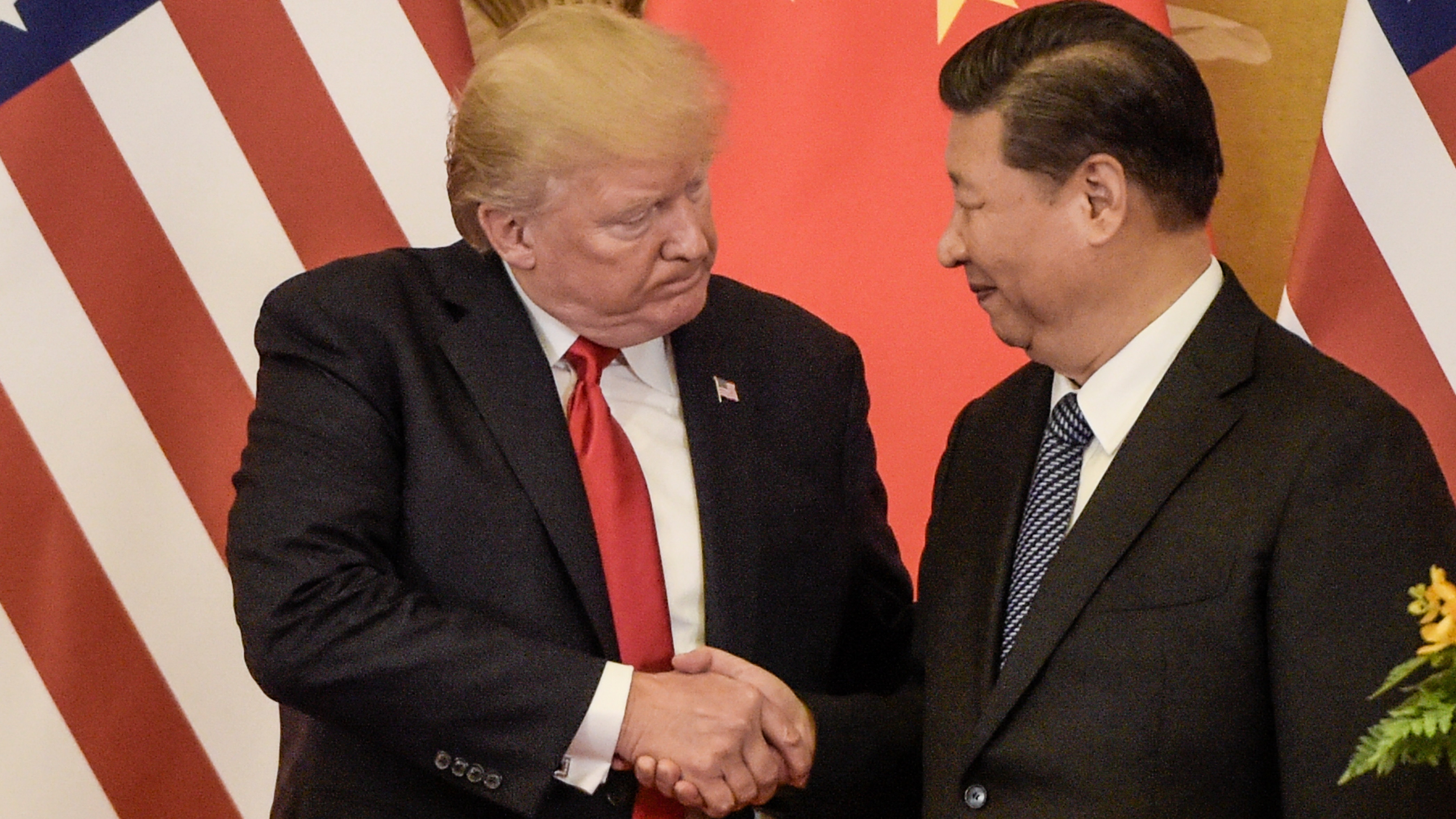  Donald Trump fue recibido con honores por su par chino, Xi Jinping, en Pekín
