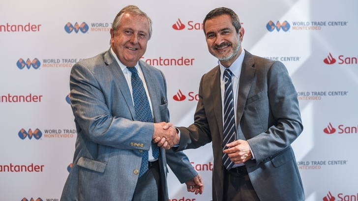  Banco Santander y World Trade Center Montevideo firman alianza