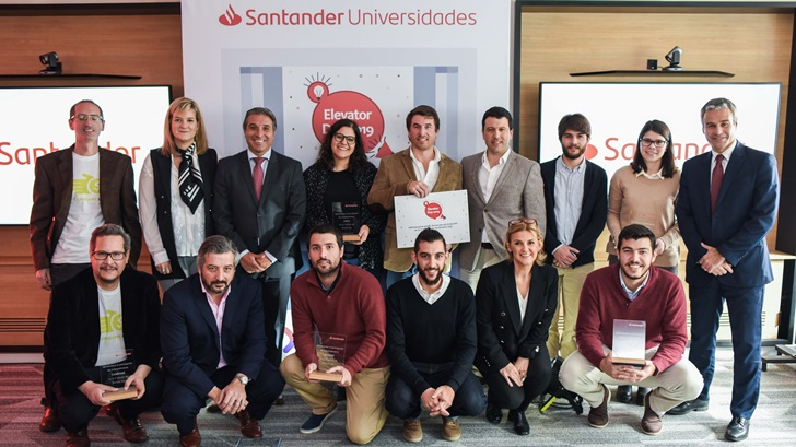  Banco Santander recibió a emprendedores universitarios en la tercera edición del Elevator Day