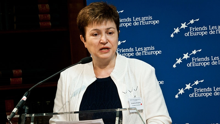 Kristalina Georgieva, directora general del FMI. Crédito: Wikimedia Commons