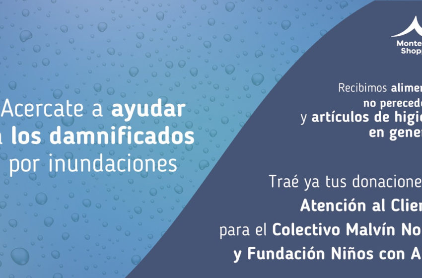  Montevideo Shopping recibe donaciones para damnificados por las inundaciones