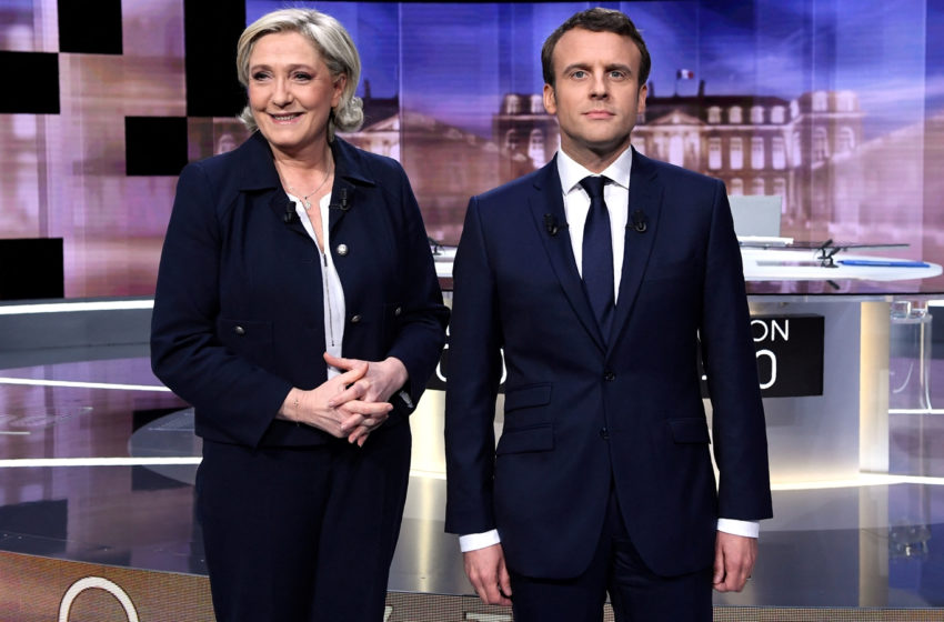  Francia: Macron mantiene corta ventaja sobre Le Pen a pocos días de la segunda vuelta