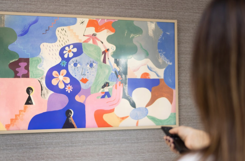  Samsung The Frame: “Un televisor que convierte tu espacio en una galería de Arte”