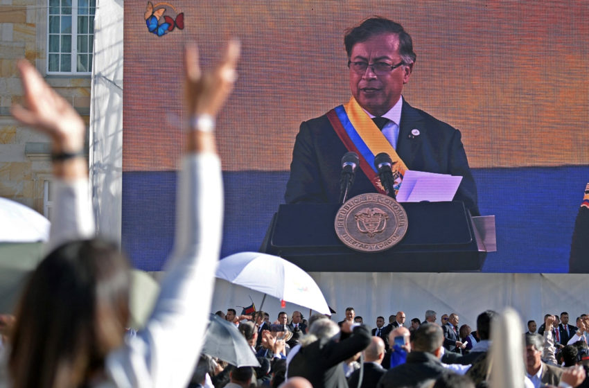  Colombia: Gustavo Petro asumió al frente del primer gobierno de izquierda