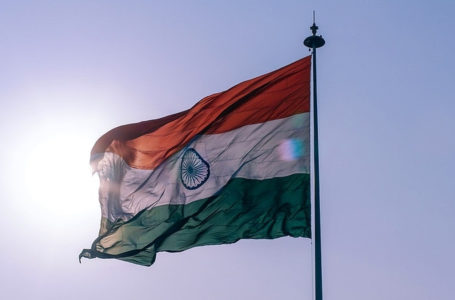 India flag. Free public domain CC0 photo.