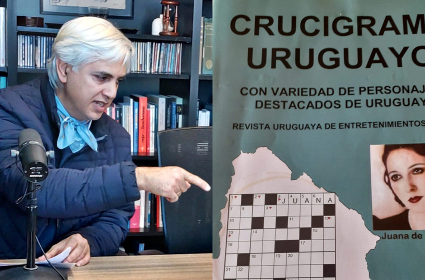  Con el autor de la nueva revista «Crucigrama Uruguayo», Alexander Avedisián