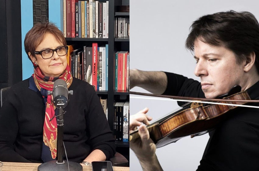  El gran violinista Joshua Bell se presenta este lunes en el Sodre: Nos adelantamos con María Julia Caamaño (Centro Cultural de Música)
