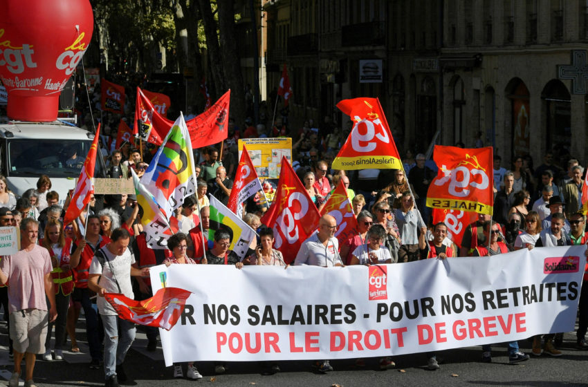  Francia: Huelgas y manifestaciones reclaman aumentos de salarios