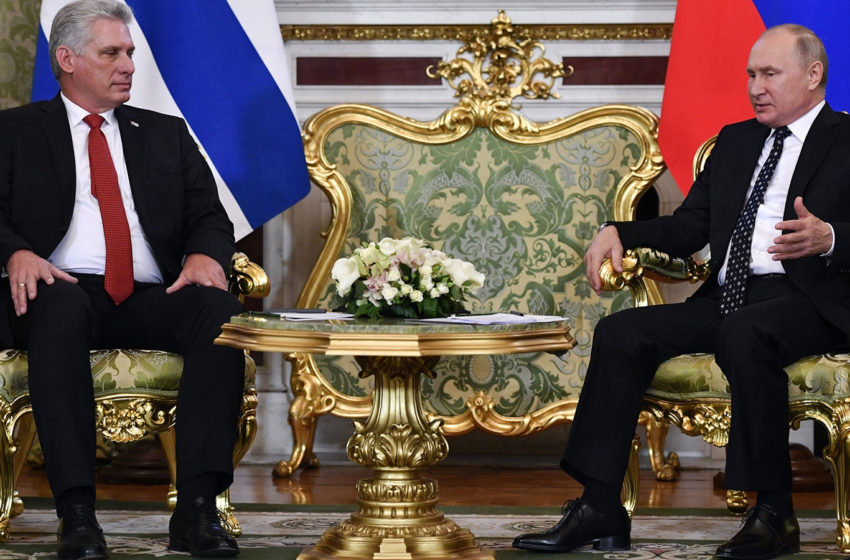  Díaz-Canel se reunió con Putin y confirmó la alianza entre Cuba y Rusia