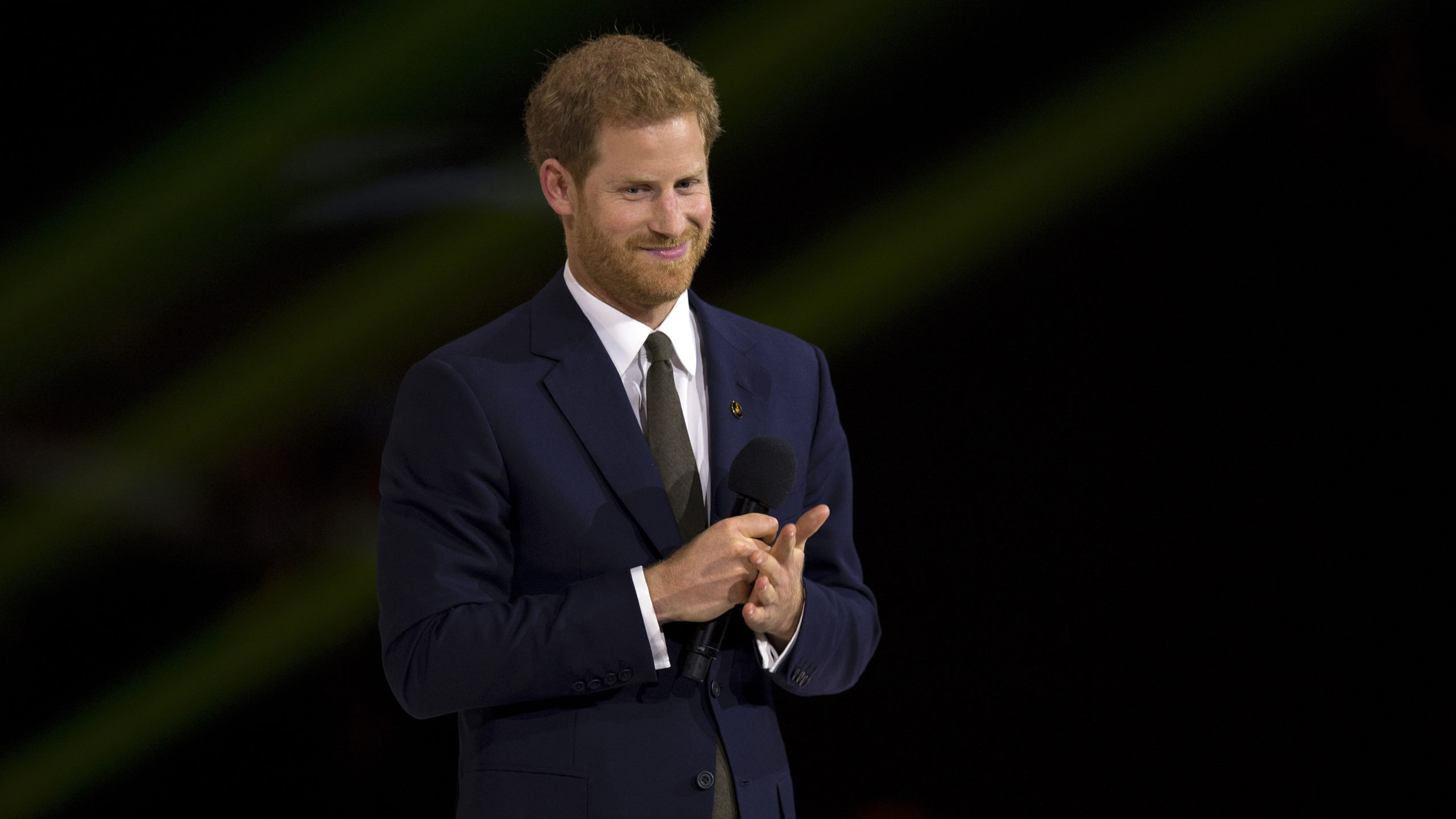 United Kingdom’s Prince Harry speaks during the opening ceremonies of the the2017 Invictus Games in Toronto, Canada Sept. 23, 2017. (DoD photo by EJ Hersom)