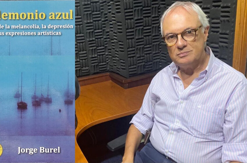  Eduardo Rivero recibió a Jorge Burel para conversar sobre su nuevo libro, «El demonio azul»