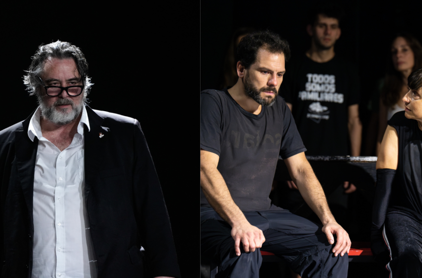  Con el director Andrés Lima y los actores Roxana Blanco y Fernando Vannet