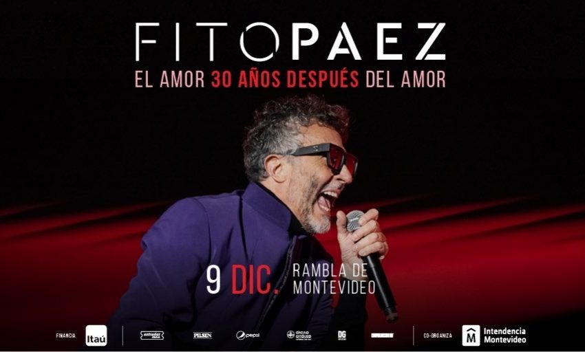  La Música del Día: Fito Paez vuelve a Montevideo con «El Amor después del Amor»