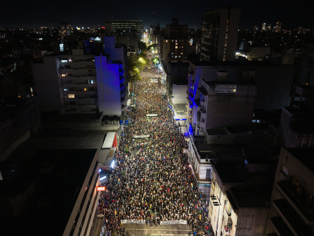 Marcha del Silencio. Foto: Santiago Mazzarovich / adhocFOTOS