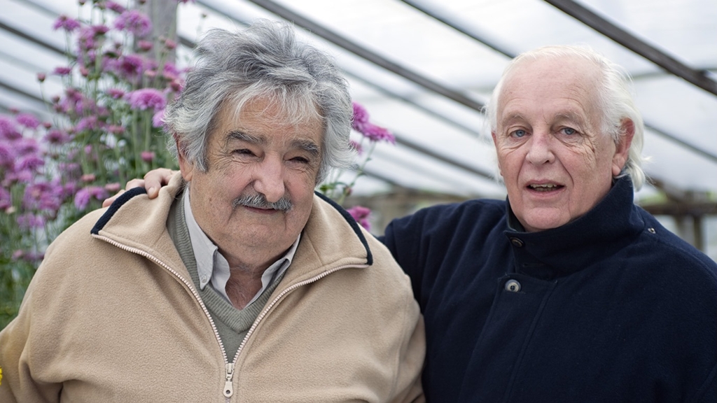 Fransico Vernazza con José Mujica