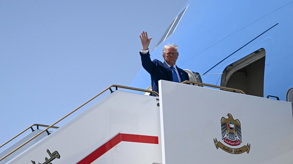 Gira del presidente Donald Trump por el Golfo Pérsico. / Foto: AFP.