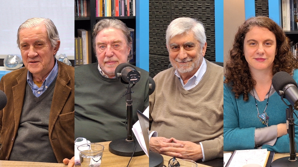 La Tertulia de los con Alejandro Abal, Víctor Ganon, Juan Grompone y Carolina Porley.