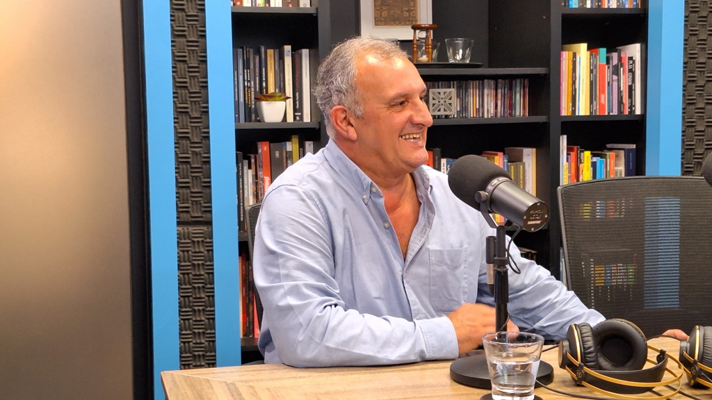 Daniel Ximénez en el estudio de En Perspectiva