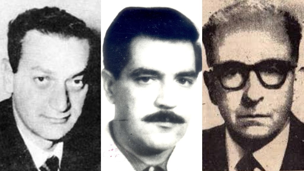 Detenidos desaparecidos: Eduardo Bleier, Luis Eduardo Arigón y Julio Castro. / Foto: Archivo.