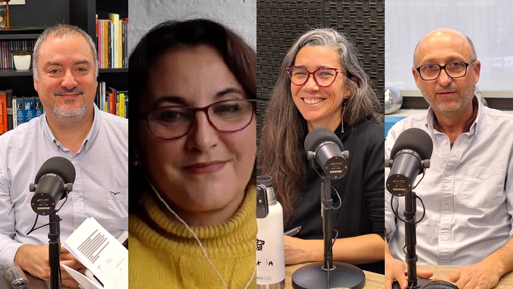 La Tertulia de los Jueves con Gabriel Budiño, Cecilia Eguiluz, Ana Laura Pérez y Daniel Supervielle.