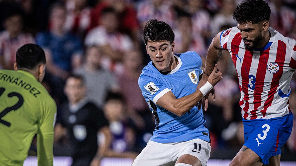 Uruguay perdió 0-2 contra Paraguay en las eliminatorias del Mundial 2026