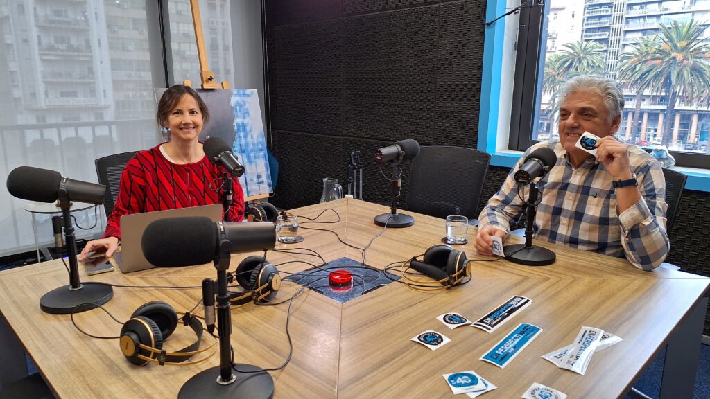 Fernando Stevenazzi con Daniela Bluth en La Conversación