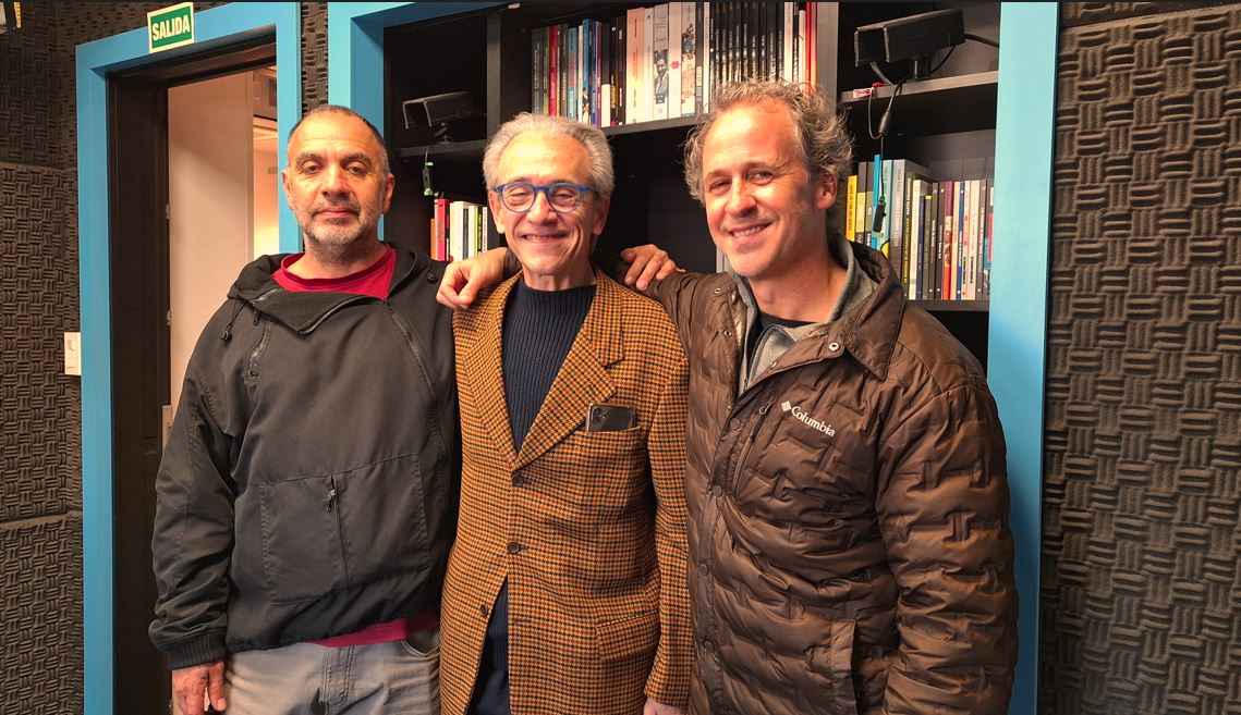 Israel Adrián Caetano, José Miguel Onaindia y Rogelio Gracia