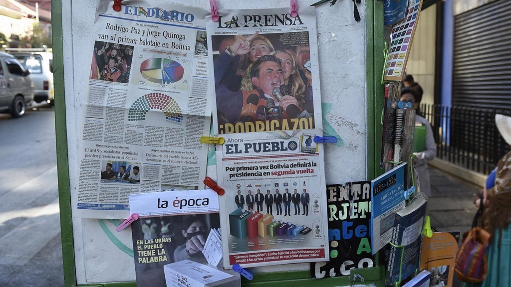Bolivia balotaje. Foto: AFP