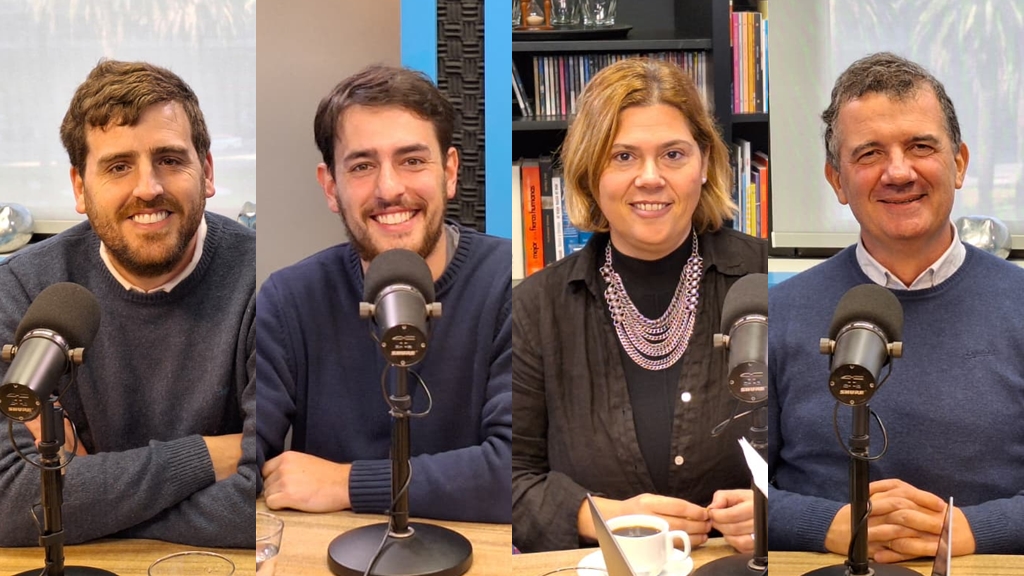 La Tertulia de los Lunes con Matías Bordaberry, Juan Erosa, Eleonora Navatta y Tomás Teijeiro.