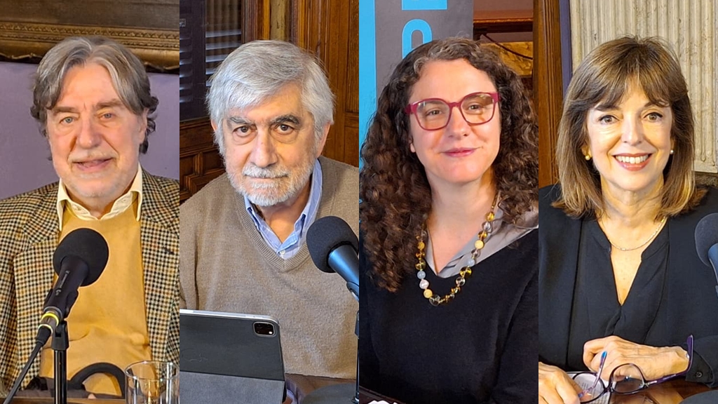 La Tertulia de los Viernes con Marcia Collazo, Víctor Ganón, Juan Grompone y Ana Ribeiro.