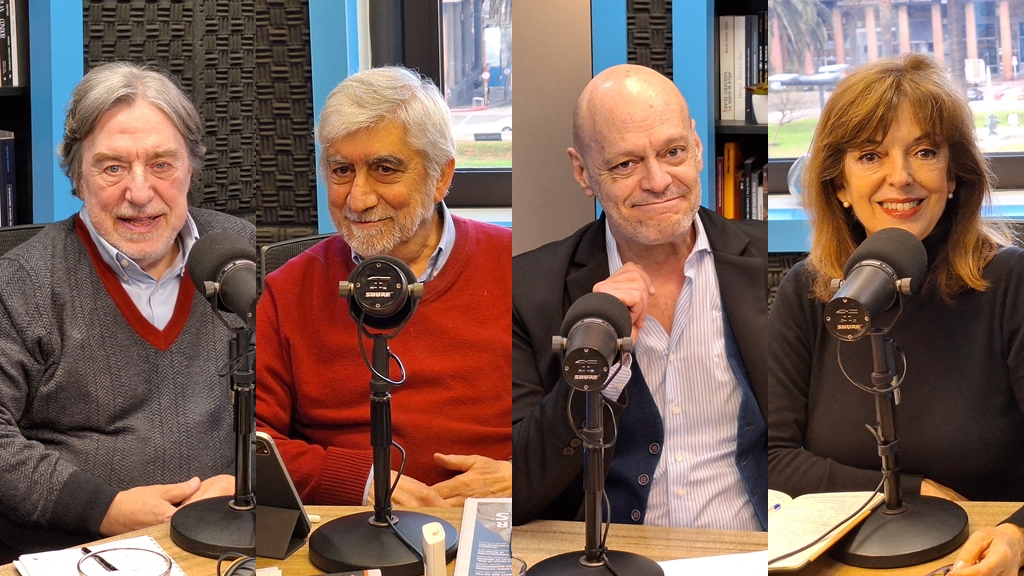 La Tertulia de los Viernes con Víctor Ganón, Juan Grompone, Rafael Mandressi y Ana Ribeiro.