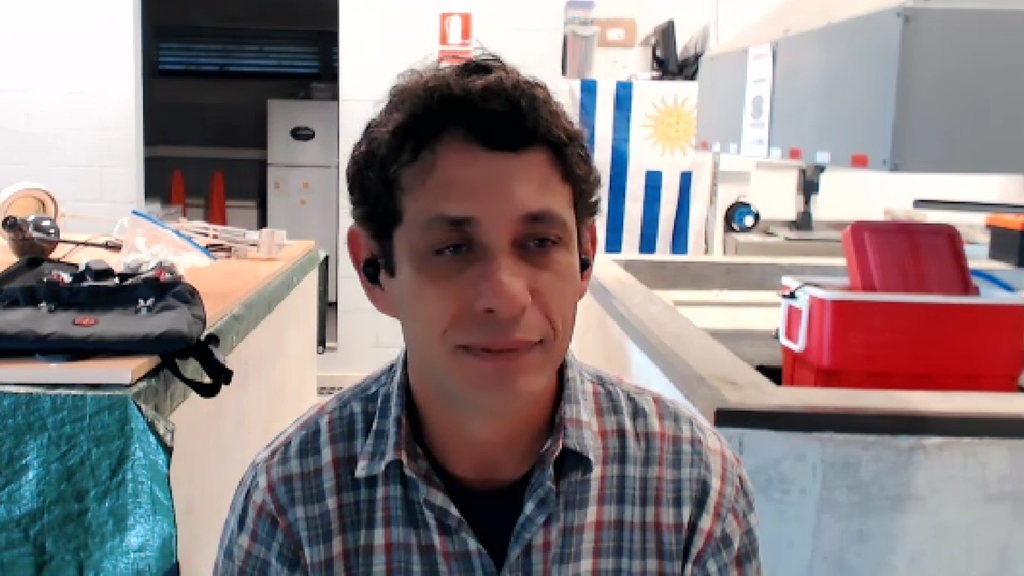 Rodrigo Torres. Integra el equipo de la misión Uruguay Sub 200 en Arqueología submarina.