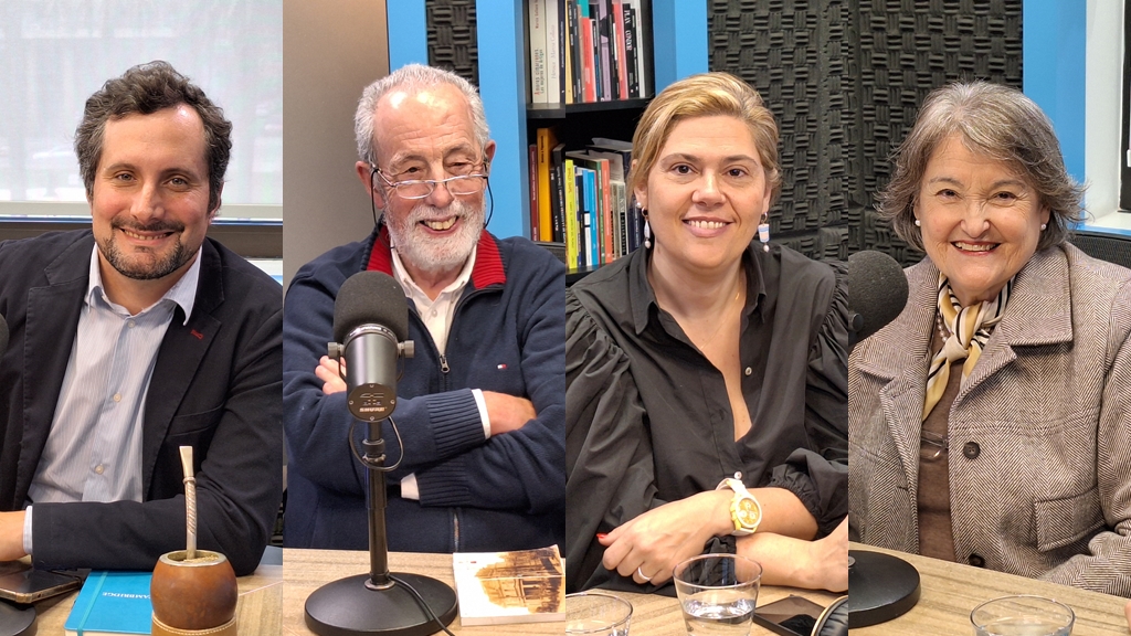 La Tertulia de los Lunes con Gonzalo Baroni, Miguel Fernández Galeano, Eleonora Navatta y Gloria Robaina.