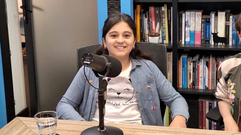 Victoria Acosta. Una de las niñas que vivió esta jornada con sus compañeros, una de las protagonistas.