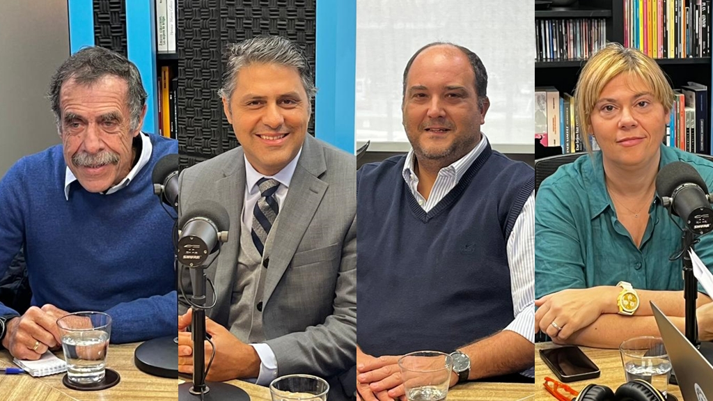 La Tertulia de los Lunes con Miguel Brechner, Martín Bueno, Pablo Díaz y Eleonora Navatta.