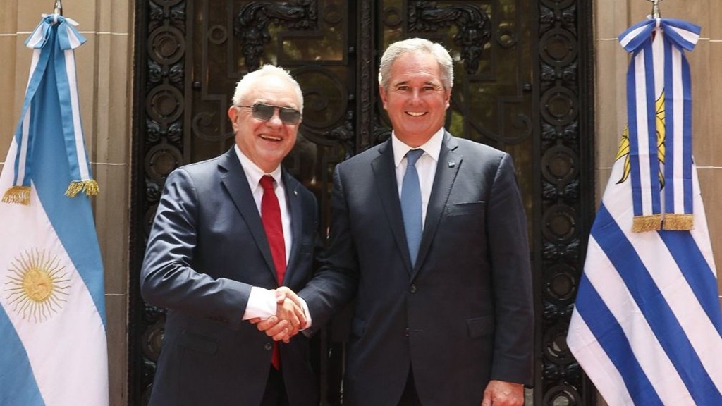 Mario Lubetkin y Pablo Quirno. Foto: @MinLubetkinUy (X de Mario Lubetkin)