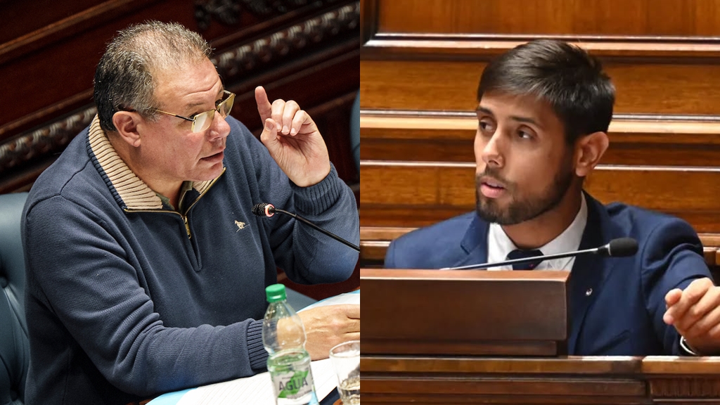 Aníbal Pereyra, senador del MPP y Fabricio Nuñez, Diputado por Rocha