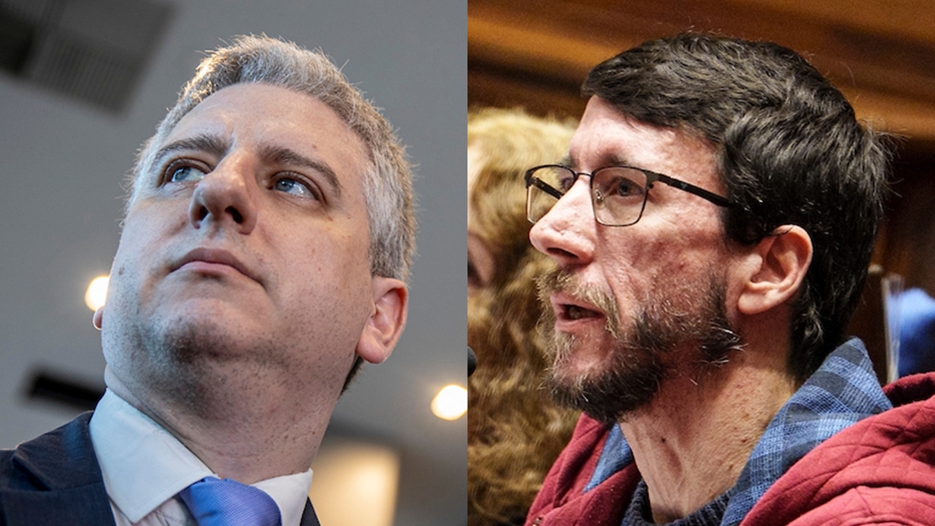 los diputados, Juan Martín Rodríguez, del Partido Nacional, y Alejandro Zavala, del Frente Amplio.