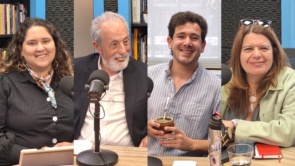 La Tertulia de los Miércoles con Lucía Zapata, Miguel Fernández Galeano, Martín Moraes y Elena Grauert.