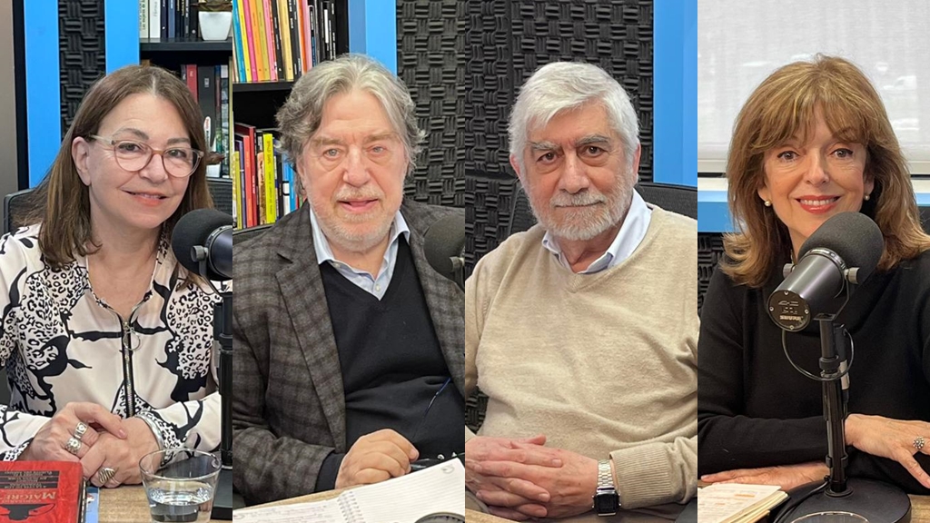 La Tertulia de los Viernes con Marcia Collazo, Víctor Ganón, Juan Grompone y Ana Ribeiro.
