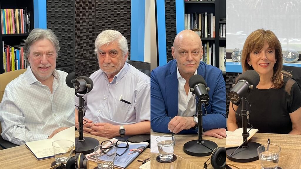 La Tertulia de los Viernes con Víctor Ganón, Juan Grompone, Rafael Mandressi y Ana Ribeiro.