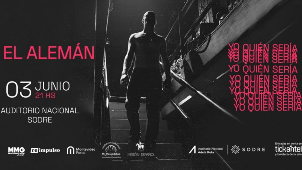 Afiche concierto El Alemán
